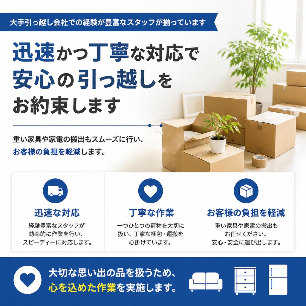 経験豊富な専門スタッフがサポート
