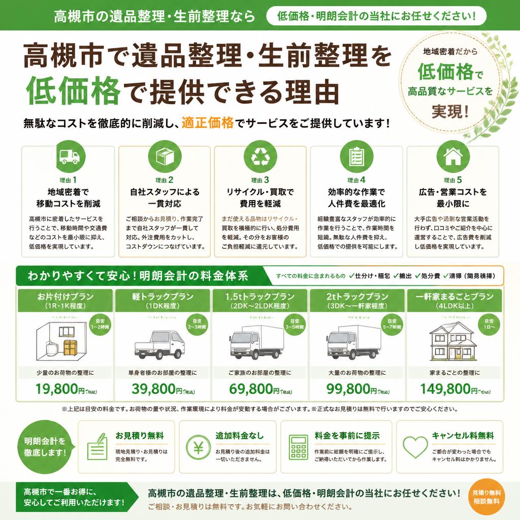 リーズナブルな料金体系