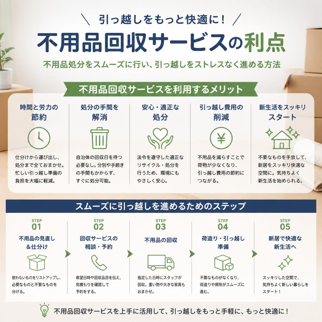 不用品処分のプロにお任せ