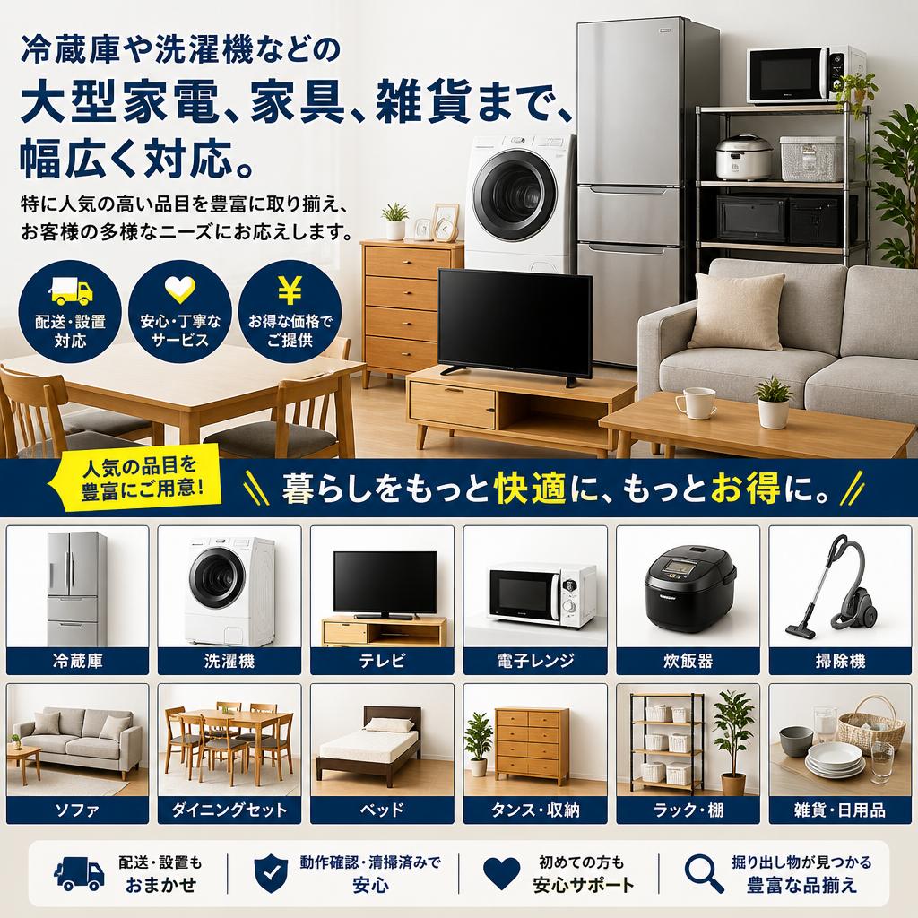 多彩な回収メニュー