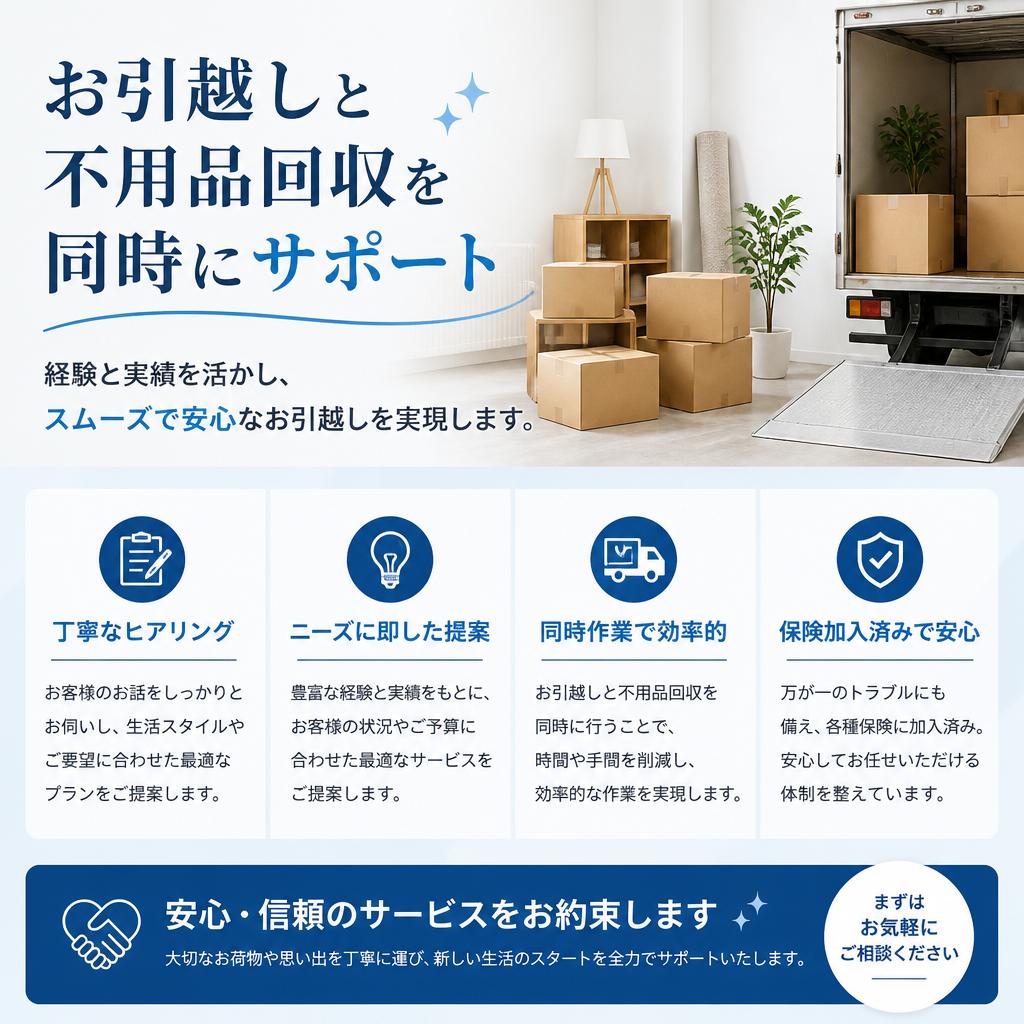 豊富な実績と信頼のサービス